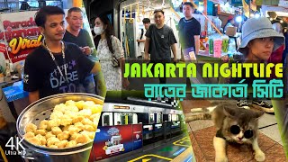 রাতের জাকার্তা | Jakarta nightlife | Incredible Jakarta Night 4K Street view | Nature's Navigator