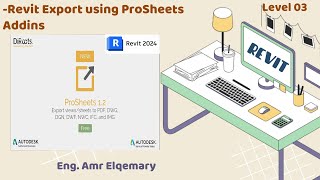 Revit Export using ProSheets Addins