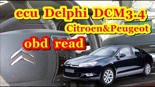 ECU Delphi DCM 3.4 Citroen & Peugeot .Kess Clone vs Galletto.read through the obd plug.