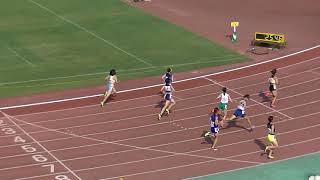 20190706中学通信陸上福岡県大会 女子200m決勝