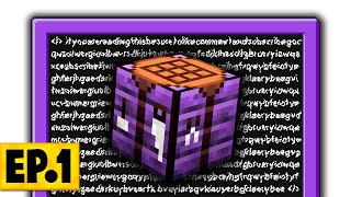 Minecraft Encrypted | TRAPPED IN A SIMULATED REALITY! #1 [Modded Questing Survival]