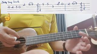 [Hướng dẫn Ukulele Solo] Mang Chủng | 芒种 |  Đánh chậm theo Tab