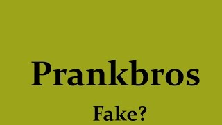 Prankbros fake ? |kurzes Video