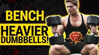 2 Easy Tips To Increase Your Dumbbell Bench Press & Build A BIGGER CHEST | EVEN WITHOUT A SPOTTER!