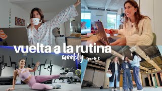 a vuelta a la rutina iba a ser dura (parte 1) confesiones, gym, proyectos y buenos habitos (publi)