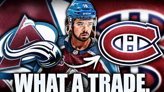 HABS MAKE AN AMAZING TRADE: ALEX NEWHOOK TO MONTREAL CANADIENS FROM COLORADO AVALANCHE (Kent Hughes)