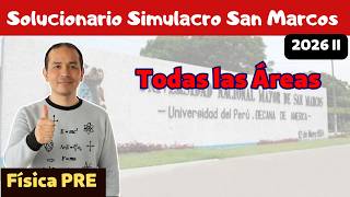 Solucionario Simulacro San Marcos 2026-II ( Todas las áreas)