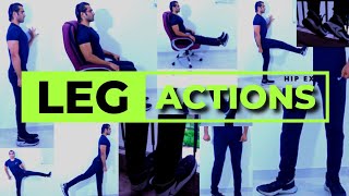 Movement of Lower Limb || Types of Leg Actions