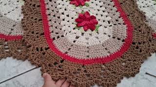 jogo de banheiro. #crochet #primeirovideo por aqui.