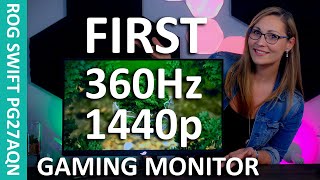 ASUS ROG Swift PG27AQN Review - The World's First 360Hz 1440p Gaming Monitor!