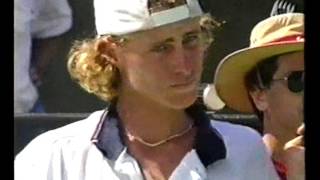 1998 Australian Hardcourt Semifinal - Lleyton Hewitt Vs Andre Agassi (last games)