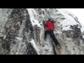 ice climbing in canada haffner creek guinness gully 2017 03