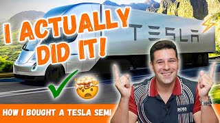 I Bought TWO Tesla Semi Trucks! (My Experience Ordering Tesla Semi Trucks)