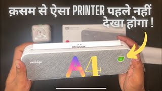 A4 size mini printer | PeriPage A40 Portable Printer, A4 size without toner ink 2023