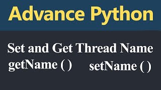 Identifying Thread Using Python in Tamil - Part 3 | Python Tutorial for Beginners