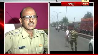 nagpur: jaripatka: police reaction on public lathi charge