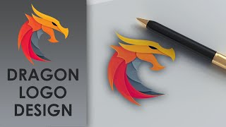 Dragon Logo Design Process | Illustrology | Adobe Illustrator Tutorial