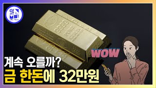 알쓸스낵뉴스 금값 6개월 만에 최고치 / 꿀벌을 살려라! 세계최초 꿀벌백신