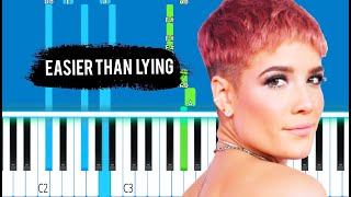 Halsey - Easier than Lying - Piano Tutorial