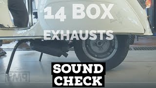 14x vespa BOX exhausts THE ultimate SOUNDcheck | #26 | FMP-Solid PASSion |