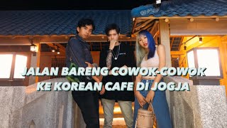 CAFE VLOG: Korean Cafe in Jogja (with handsome friends lol) | ZHAVANYA