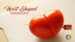 Food Art: Heart Shaped Tomatoes - Artful Eating ;)