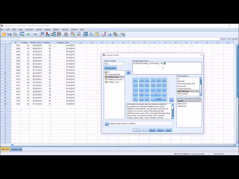 Calculating Date and Time Differences in SPSS Calculating Date and Time Differences in SPSS