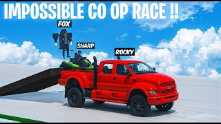 Impossible CO OP Race !! | GTA 5 Funny Moments - Black FOX