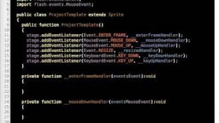 Generate AS3 Event Handler With TextMate