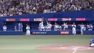 細川同点ホームランの瞬間の中日ベンチ！この日2本目は右方向へのライナー！！（2023年5月27日）