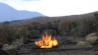 Marines Conduct Demolition Range At Camp Fuji