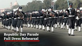 Republic Day Parade Full Dress Rehearsal At Delhi's Kartavya Path