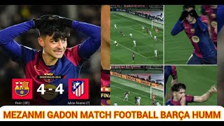 Mezanmi gadon match football Barcelone bay Atletico yon leson football domaj Flick gaspiye match lan