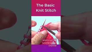 The Basic Knit Stitch