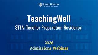 Master’s in Education for STEM Teachers | Johns Hopkins MEd Overview