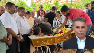 Funeral of loving Charles Fernandes (80) h/o Sevrine, Sornad, Loretto church Bantwal