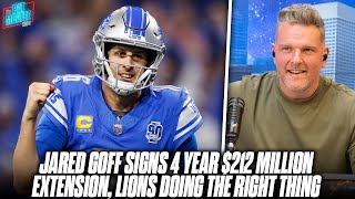 Jared Goff Signs 4 Year, $212 Million Extension, Are Lions Going All In To Win?