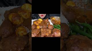 ASMR EATING SPICY CHICKEN CURRY