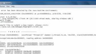 Error With Java Freezing Runescape