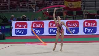 Kamelya TUNCEL (TUR) ribbon - 2022 worlds Sofia Qualifs