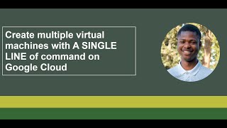 Create multiple virtual machines with a SINGLE line of command from Cloud Shell on GCP #vm #gcp #
