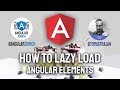 The best way to lazy load Angular Elements or any other web components in your Angular application!