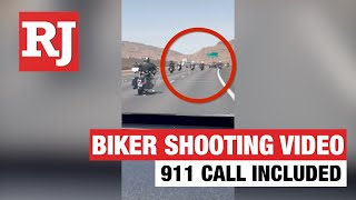 New video shows part of highway shooting between rival bikers