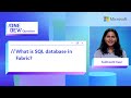 What is SQL database in Fabric?