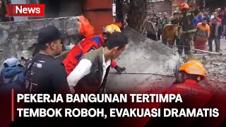 Pekerja Bangunan Tertimpa Beton di Kab Bandung, Evakuasi Terkendala Bobot Berat Beton