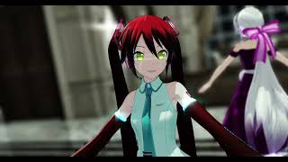 【MMD】弱音ハク、プロセカ風初音ミクVSで『ヒバナ』【DECO*27様強化月間】