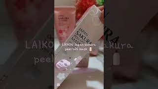 LAIKOU Japan sakura set 🌸🍡 ⌇  pt 1 #shorts #laikou #japan #skincare