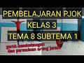 Pembelajaran PJOK kelas 3 tema 8 subtema 1 gerak keseimbangan dan permainan arung jeram