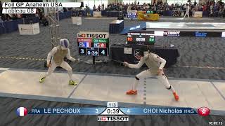 2018 140 T08 01 M F Individual Anaheim USA GP BLUE CHOI HKG vs LE PECHOUX FRA