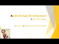 Lecture 34: Android Animations with Example